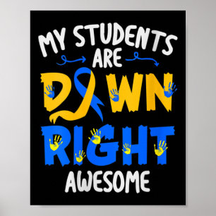 Poster Les Étudiants En Bas À Droite Un Syndrome En Bas À