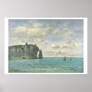 Poster Les falaises chez Etretat, 1890 (huile sur la
