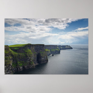 Poster Les falaises de Moher en Irlande