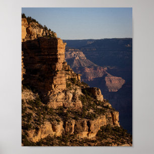 Poster Les falaises du Grand Canyon au lever du soleil - 