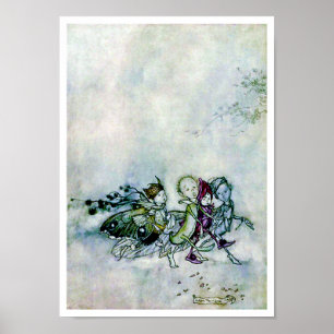 Poster Les fées de rêve d'une nuit d'été