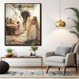 Poster Les femmes à la fontaine