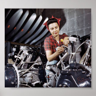 Poster Les femmes à la guerre #2