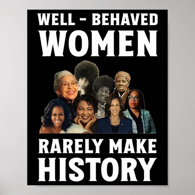 Poster - Les Femmes Comportées Font Rarement Histoire Kam (Devant)