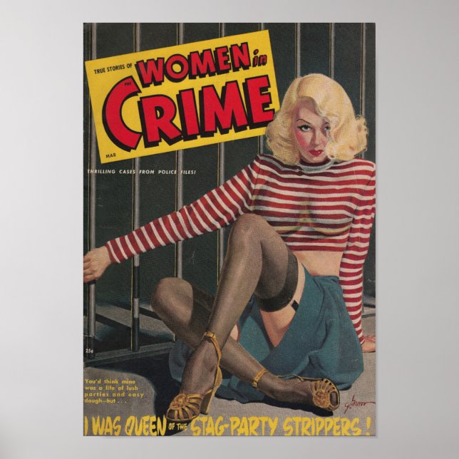 Poster Les femmes dans la criminalité (Devant)