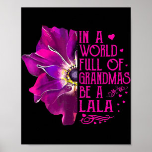 Poster Les Femmes Dans Un Monde Plein De Grandmas Be Lala