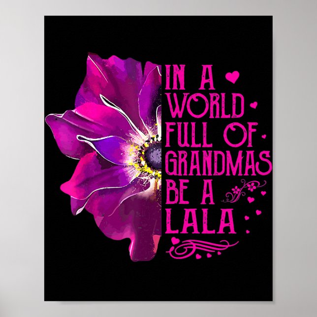 Poster Les Femmes Dans Un Monde Plein De Grandmas Be Lala (Devant)