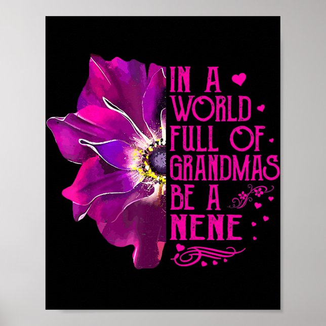 Poster Les Femmes Dans Un Monde Plein De Grandmas Be Nene (Devant)
