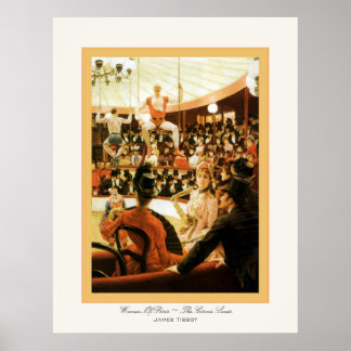 Poster Les Femmes De Paris ~ L'Amoureux Du Cirque ~ James
