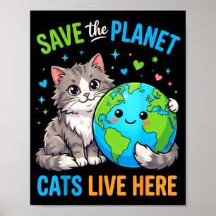Poster Les femmes hommes du jour de la Terre sauvent la p