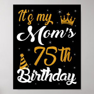 Poster Les Femmes Joyeuses De Mes Moms 75e Anniversaire 1