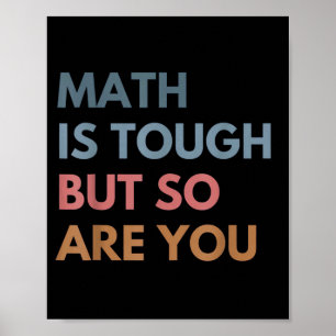 Poster Les femmes maths c'est dur mais vous aussi prof de