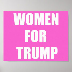 Poster Les femmes pour Trump