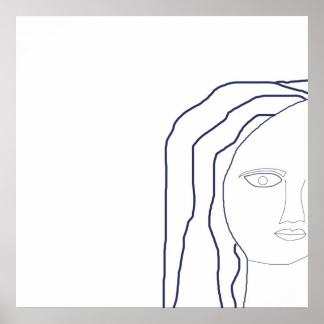 Poster les femmes sont abstraites (Devant)