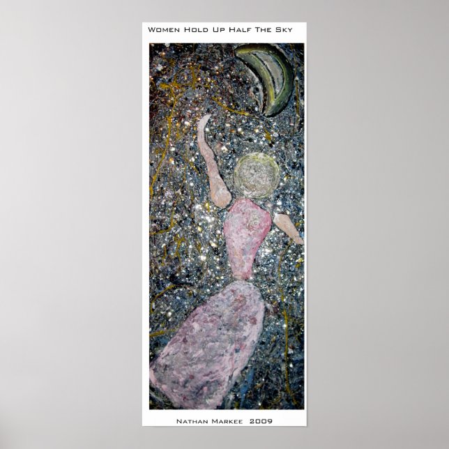 Poster Les femmes tiennent la moitié du marché Sky Nathan (Devant)