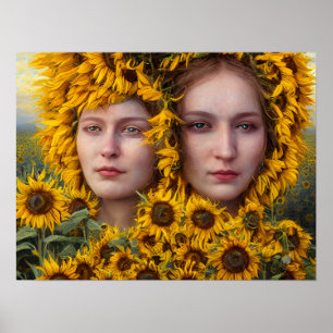 Poster Les femmes tournesol