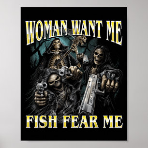 Poster Les femmes veulent du poisson craignent drôle de s