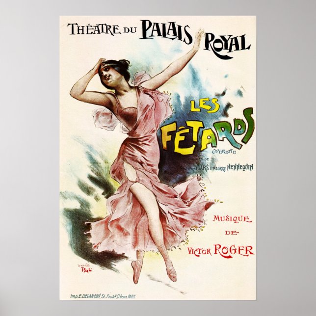 Poster Les FETARDS Opéra Théâtre du Palais Royal Français (Devant)
