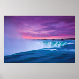 Poster Les feux aux chutes du Niagara