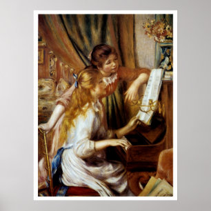 Poster Les filles au piano