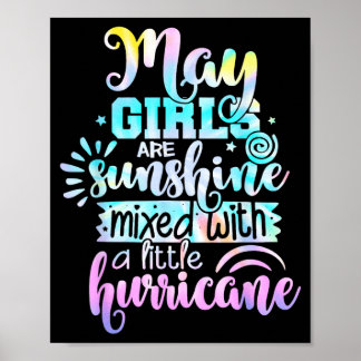 Poster Les Filles De Mai Sont Du Soleil Mélangé À Un Peti