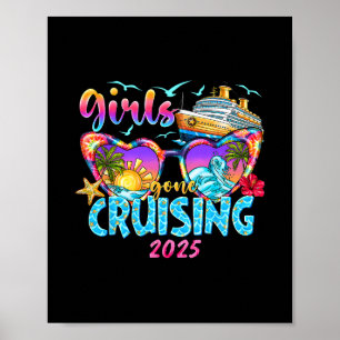 Poster Les filles en croisière 2025 Voyage de vacances en