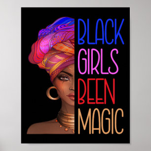Poster Les Filles Noires Ont Été La Magie Africaine Améri