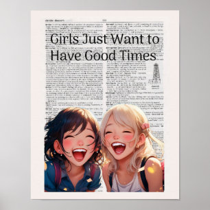 Poster Les filles veulent juste avoir de bons moments
