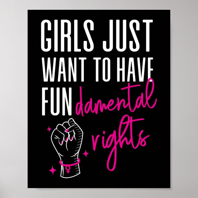 Poster Les filles veulent juste avoir des droits fondamen (Devant)