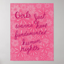 Les filles veulent juste avoir des droits humains 