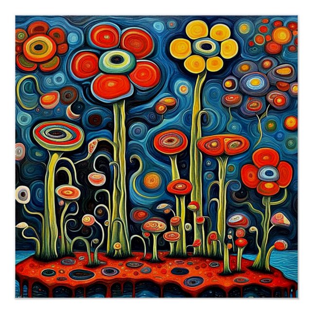 Poster Les fleurs de germes (Devant)