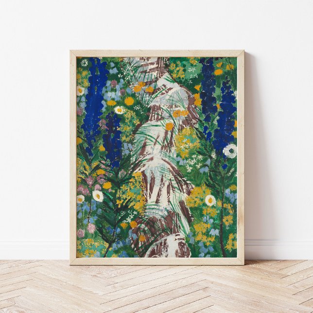 Poster Les fleurs du ruisseau | August Babberger (Créateur téléchargé)
