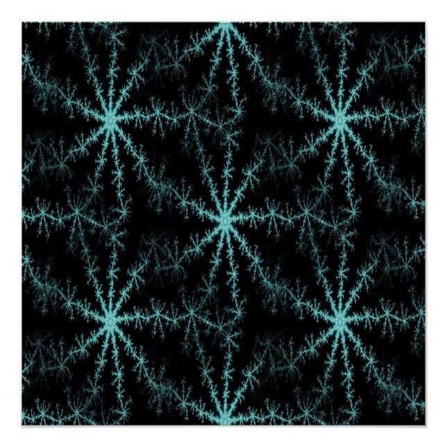 Poster Les flocons de neige sur le pare-brise... (Devant)