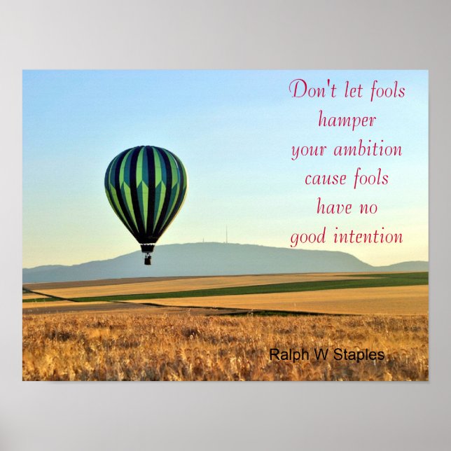 Poster Les fous n'ont aucune bonne intention (Devant)