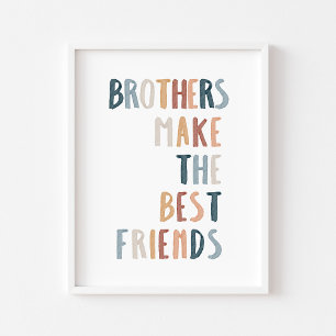 Poster Les frères Boho font imprimer les meilleurs amis