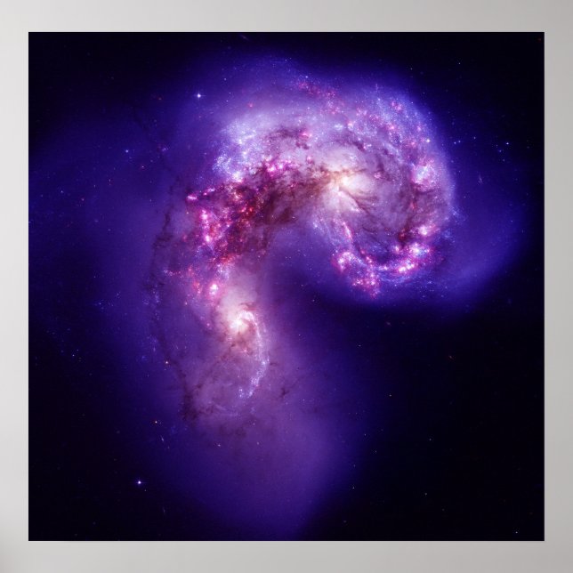 Poster Les Galaxies Antennes (Devant)
