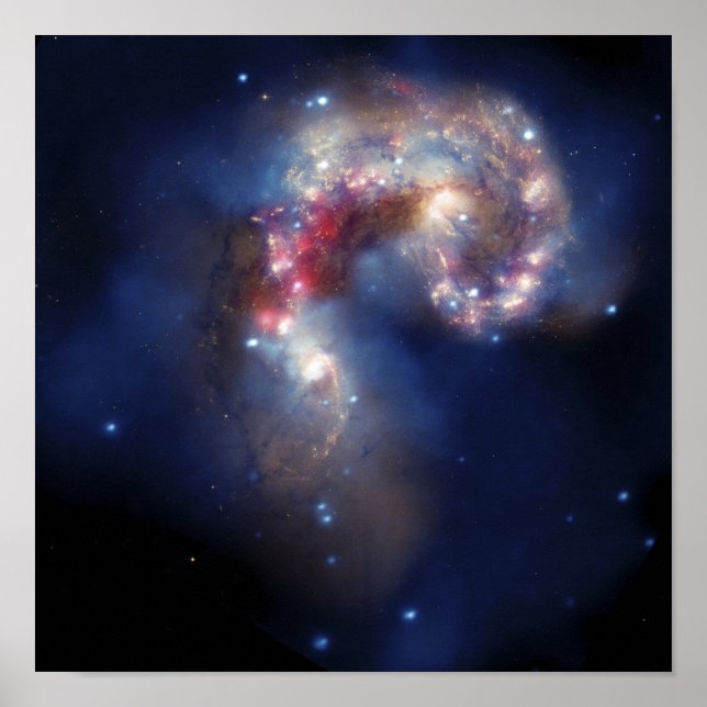 Poster Les Galaxies Antennes (Devant)