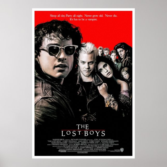 Poster Les garçons perdus 1987 (Devant)
