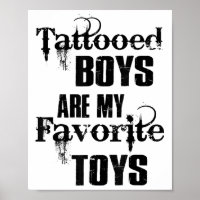 Les Garçons Tatoués Sont Mes Jouets Favoris Drôle