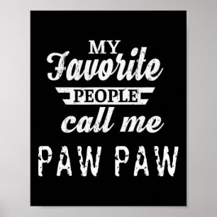Poster Les gens que j'aime m'appellent Papi Papi Grand-pè