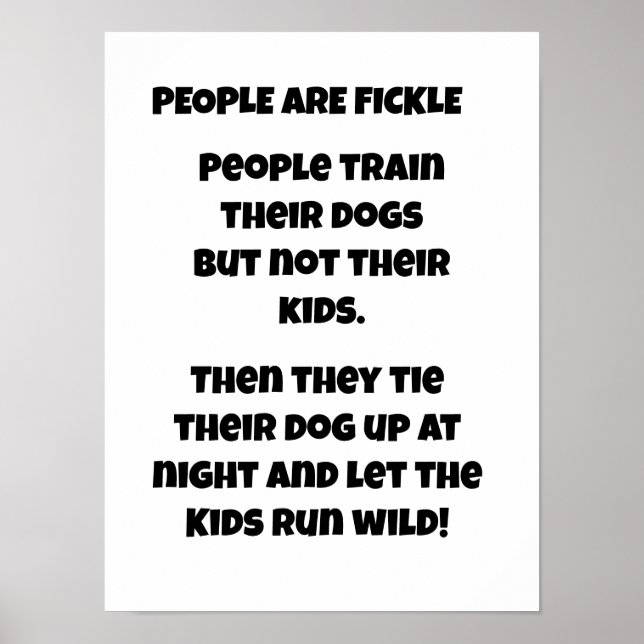 POSTER LES GENS SONT FICHIERS (Devant)