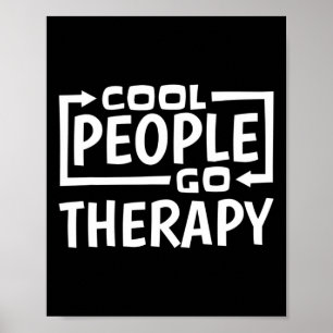 Poster Les gens vont Thérapie Santé mentale Sensibilisati