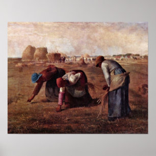 Poster Les Gleaners de Jean-François Millet