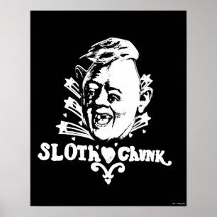 Poster Les Goonies "Sloth ♥ Chunk"
