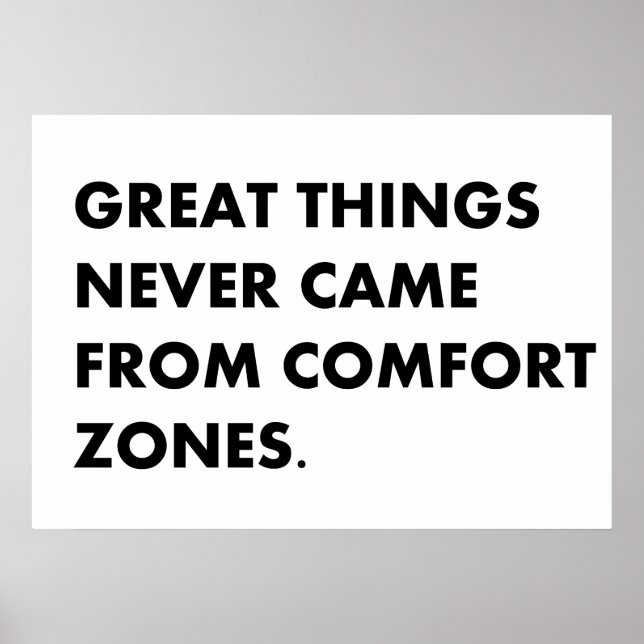 Poster Les grandes choses ne sont jamais arrivées (Devant)