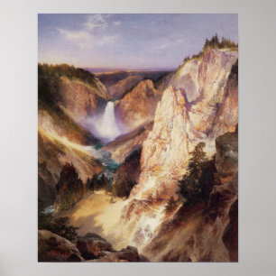 Poster Les Grandes Chutes De Yellowstone