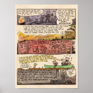 Poster Les grandes montagnes de sucre candi