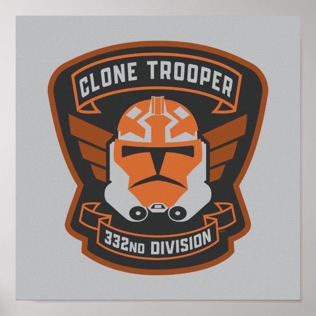 Poster Les guerres des clones | Clone Trooper Emblem (Devant)