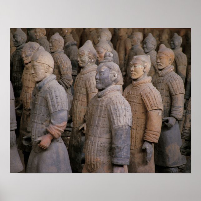 Poster Les guerriers de Terra Cotta dans l'empereur Qin S (Devant)