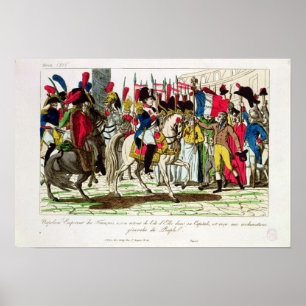 Poster Les habitants du napoléon de acclamation de Paris